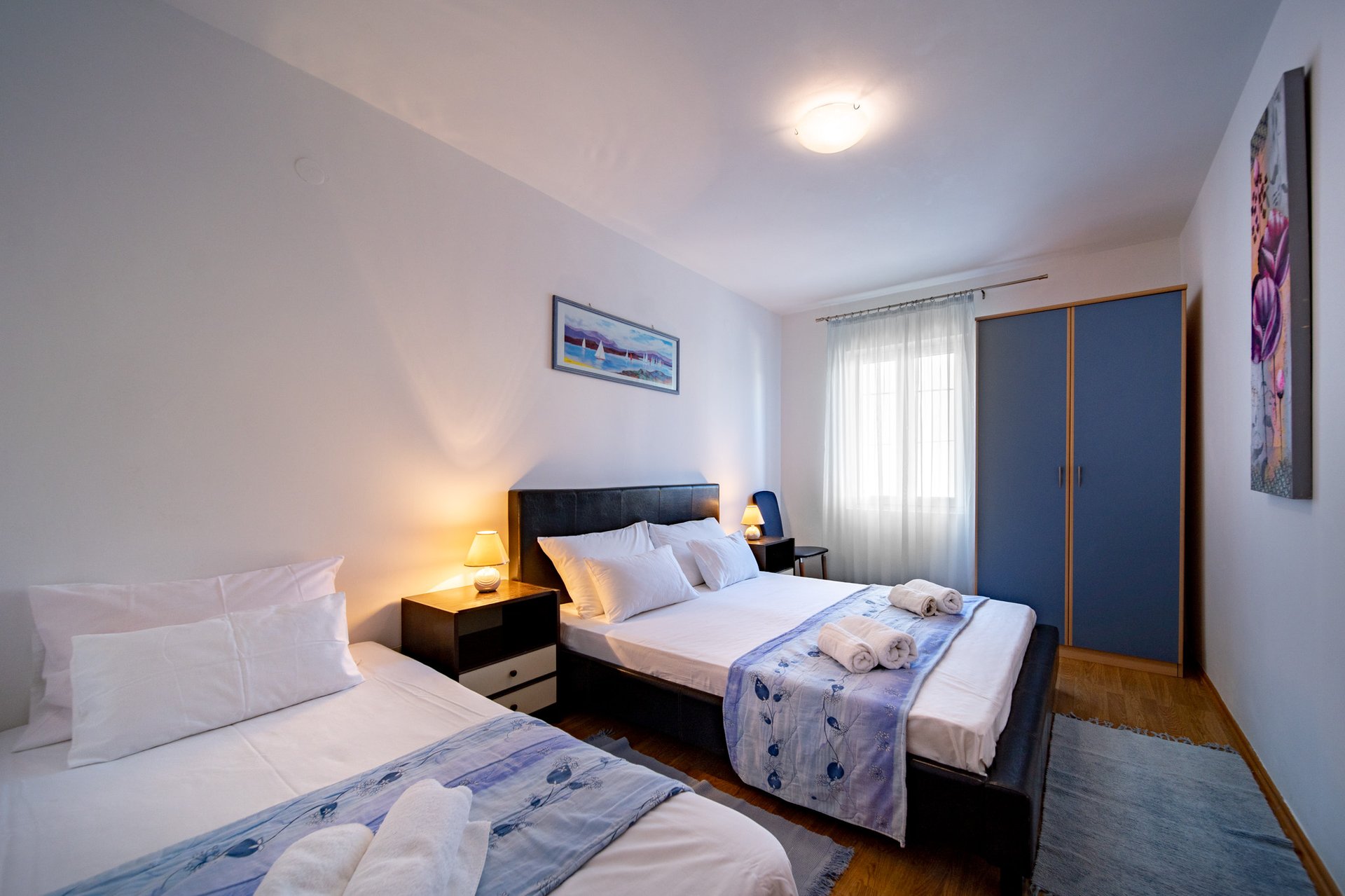 Druga spavaća soba Apartmana 2 s dva kreveta